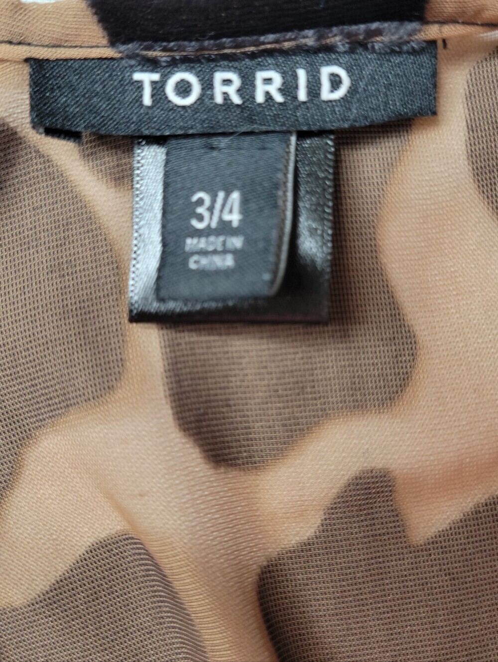 Torrid Kimono Size 3 4 3X 4X Velour Leopard Print Cover Up Top Sleeves Layering - Picture 5 of 10